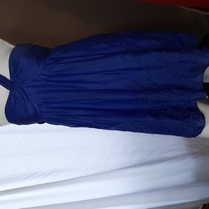 Bcbg maxazria silk cotton dress